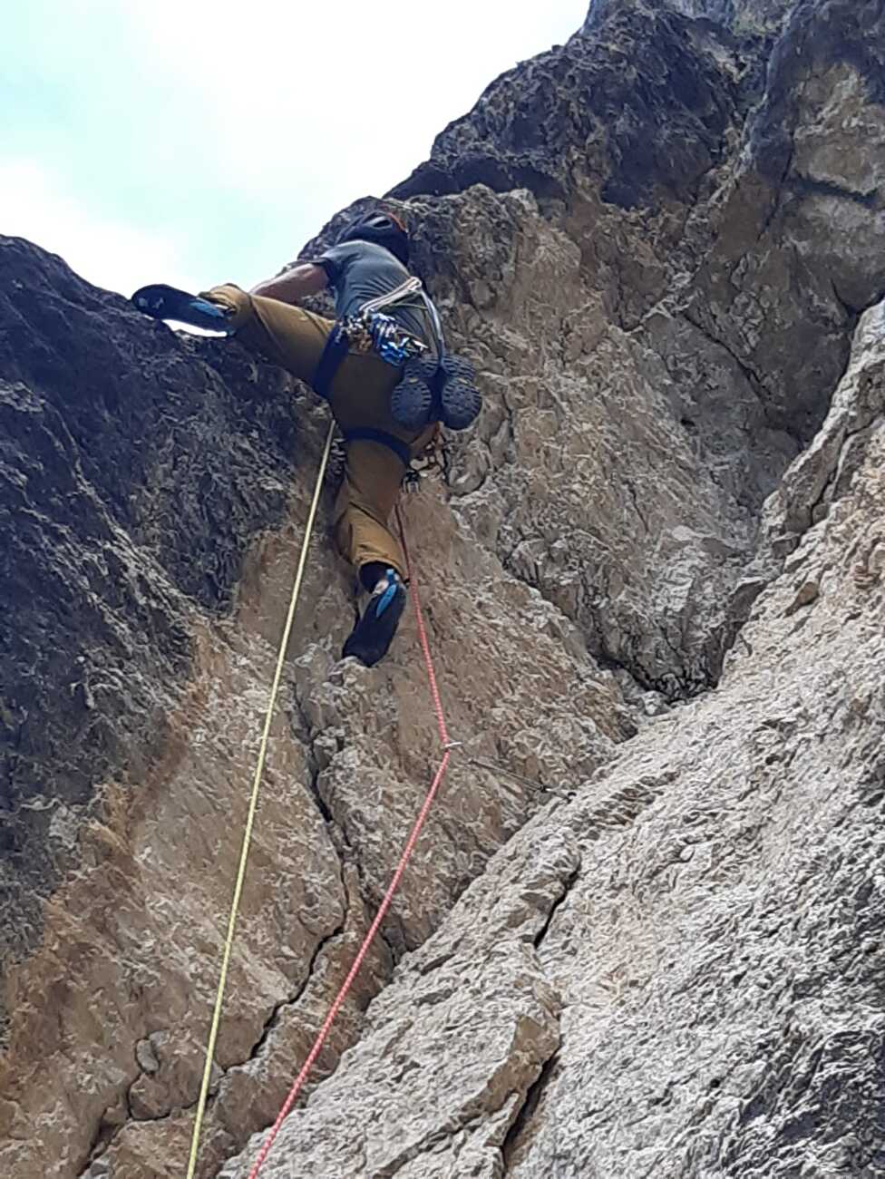 Via Schubert, Piz Ciavazes, Dolomiti