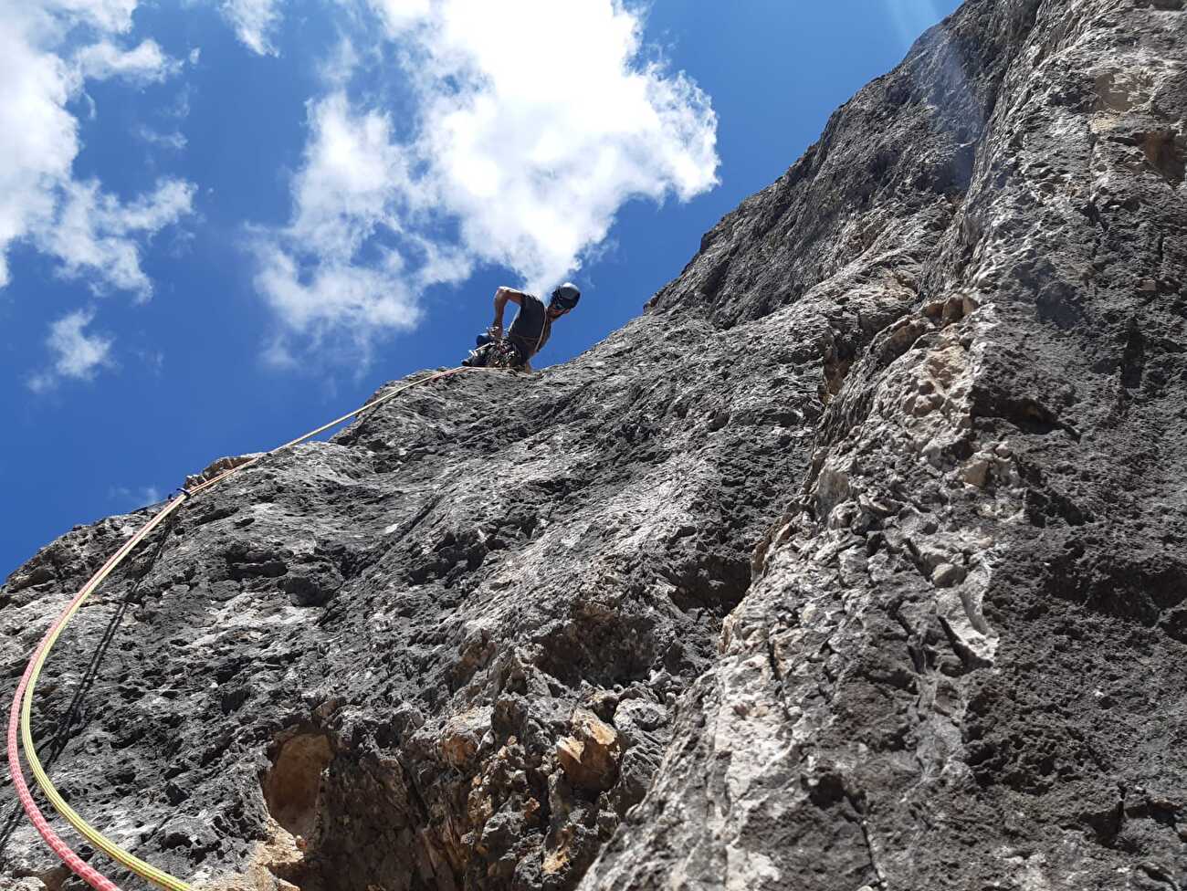 Via Schubert, Piz Ciavazes, Dolomites