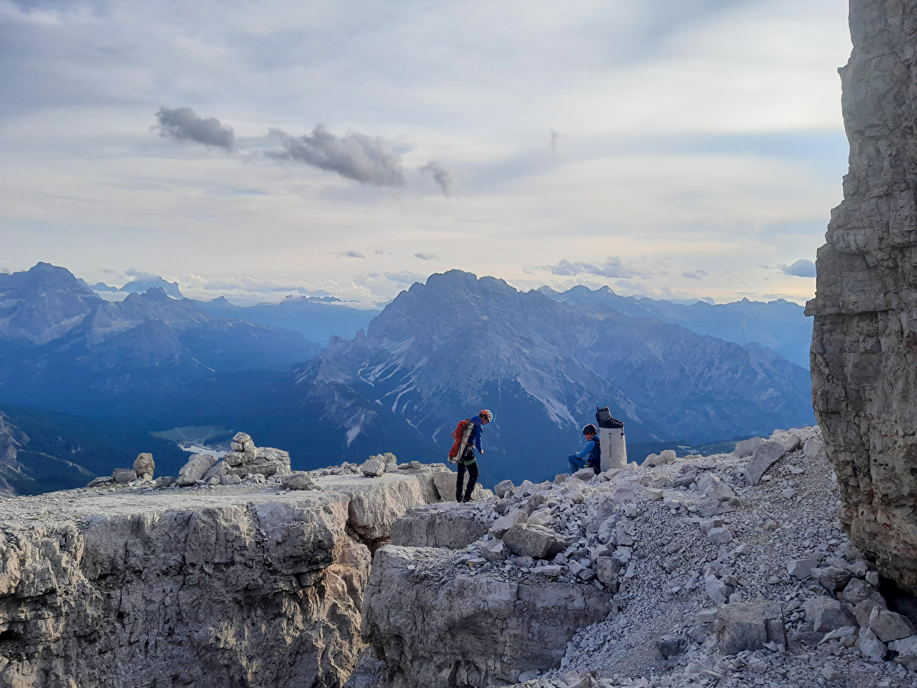 Space Vertigo Cima Ovest Tre Cime di Lavaredo, Felix Kiem, Patrick Tirler