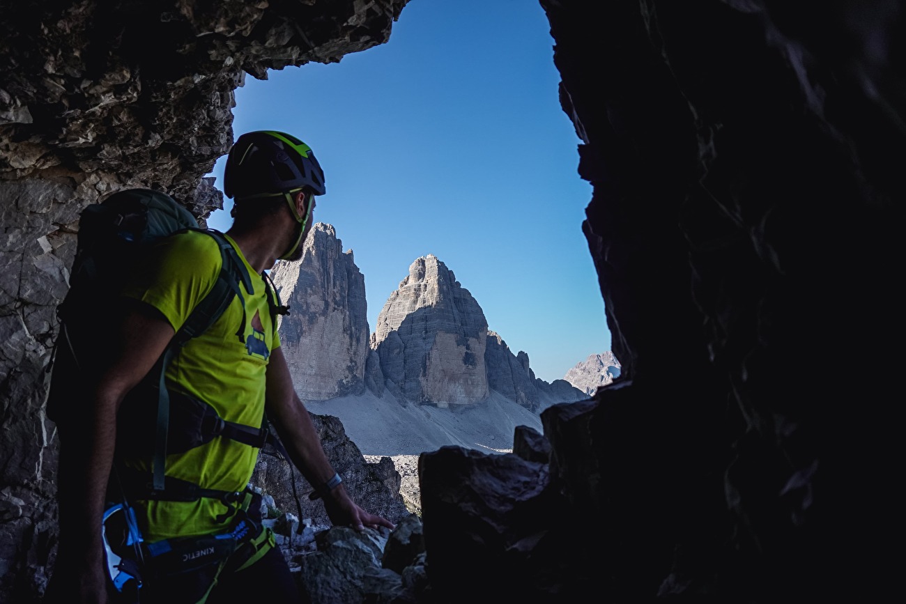 Via Ferrata Monte Paterno De Luca - Innerkofler, Tre Cime di Lavaredo, Dolomites