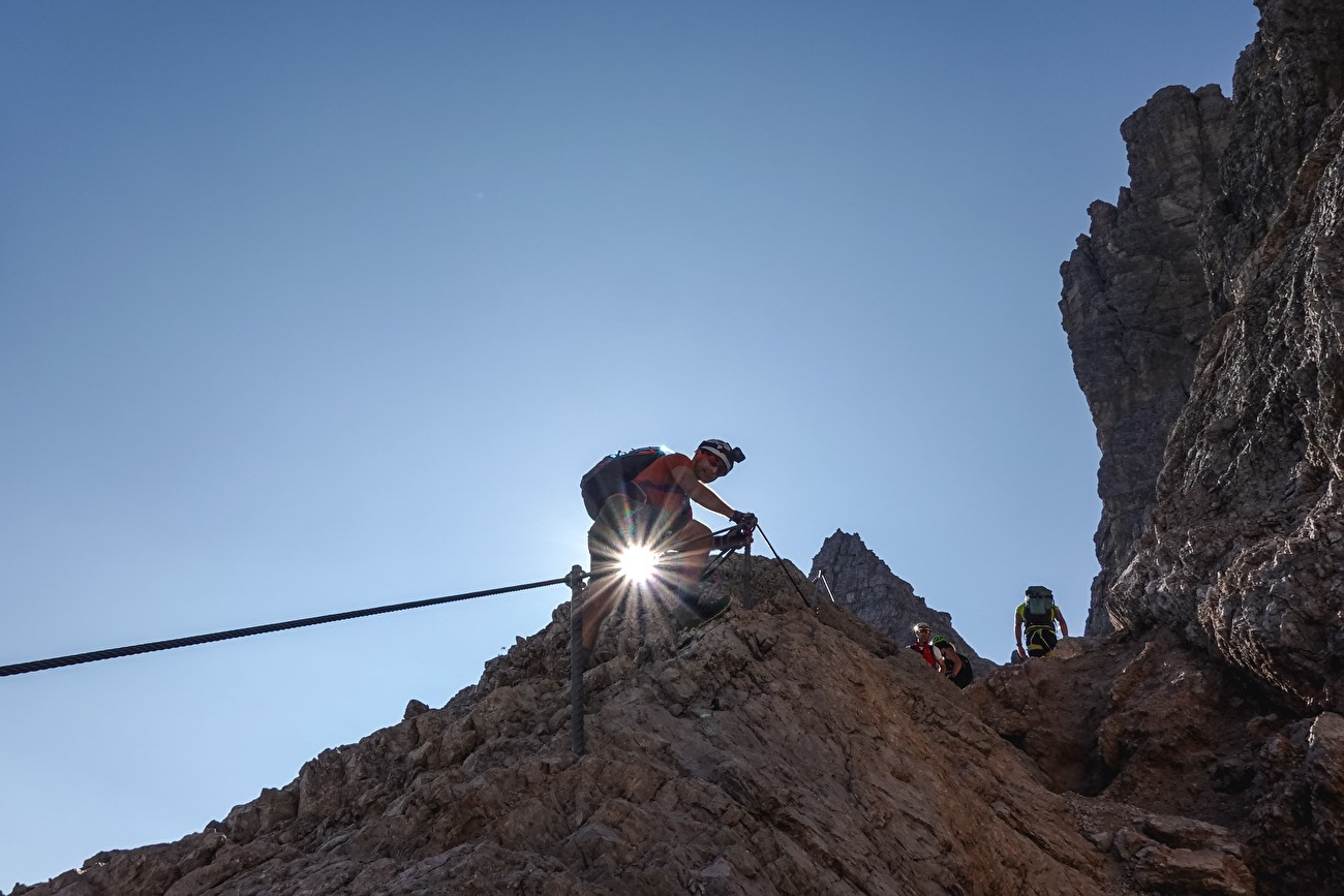 Via Ferrata Monte Paterno De Luca - Innerkofler, Tre Cime di Lavaredo, Dolomites