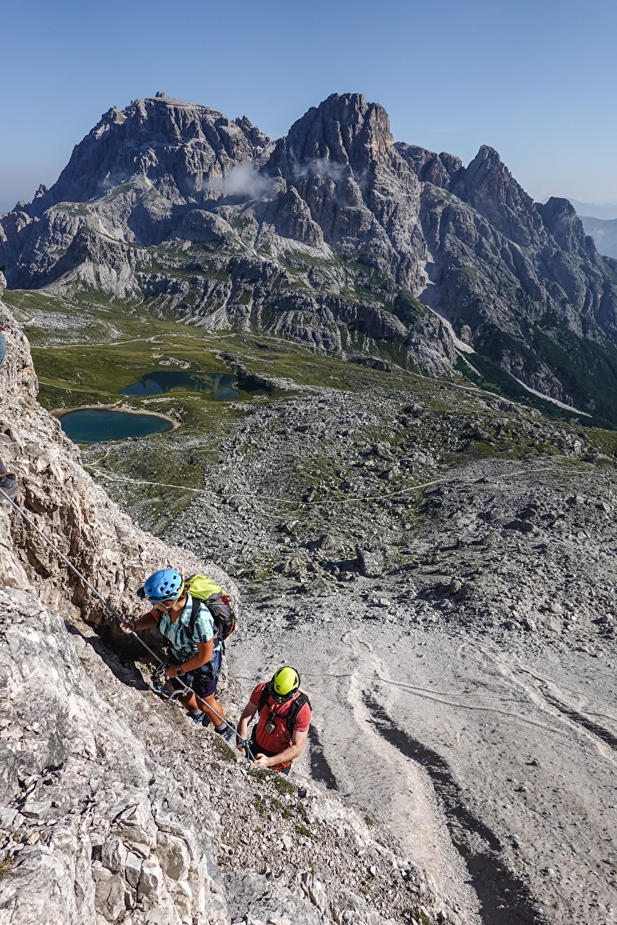 Via Ferrata Monte Paterno De Luca - Innerkofler, Tre Cime di Lavaredo, Dolomiti