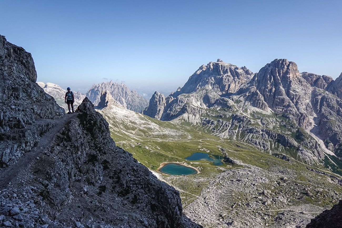 Via Ferrata Monte Paterno De Luca - Innerkofler, Tre Cime di Lavaredo, Dolomites