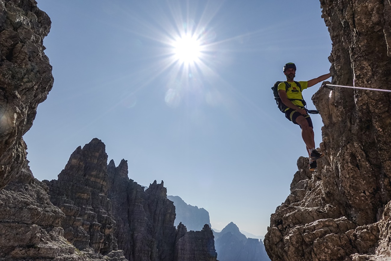 Via Ferrata Monte Paterno De Luca - Innerkofler, Tre Cime di Lavaredo, Dolomites