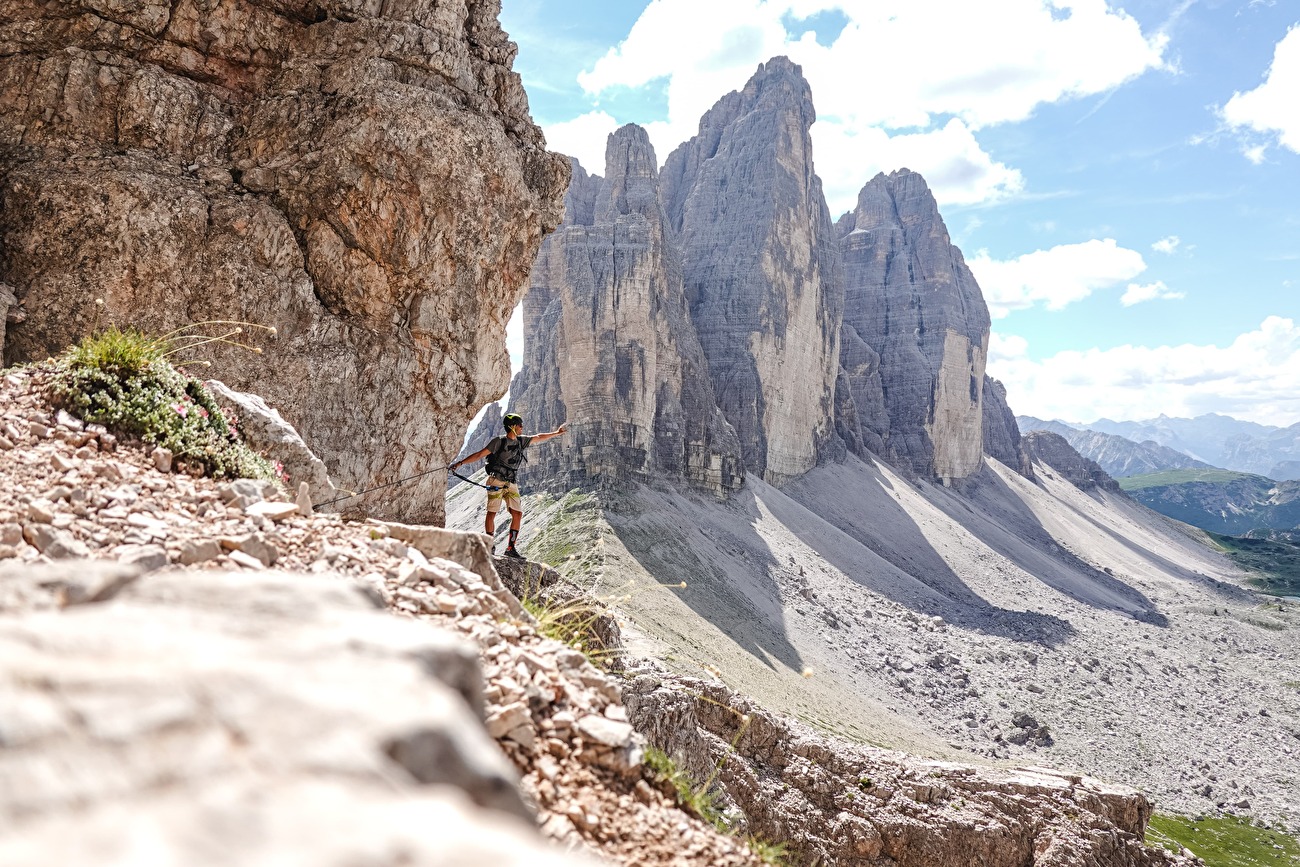 Via Ferrata Monte Paterno De Luca - Innerkofler, Tre Cime di Lavaredo, Dolomiti