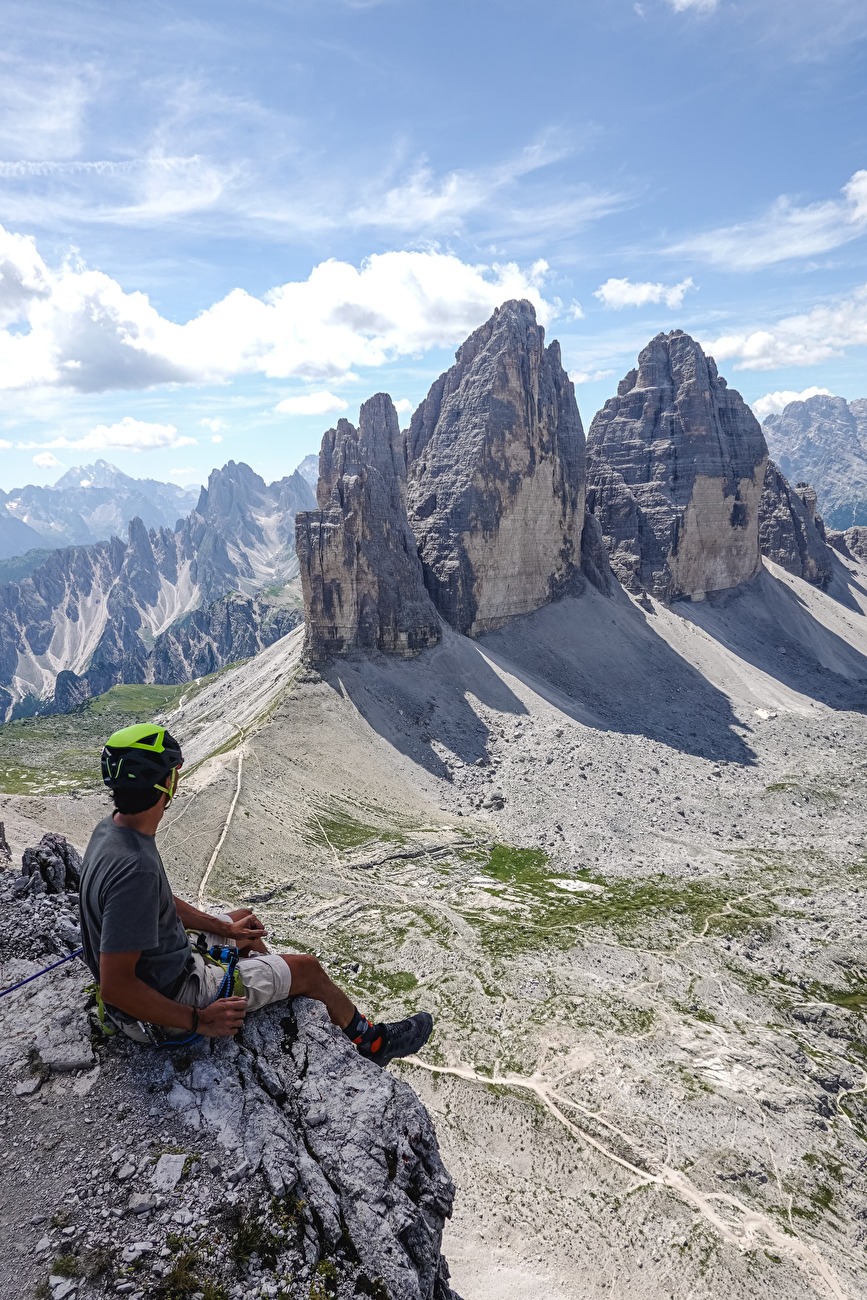 Via Ferrata Monte Paterno De Luca - Innerkofler, Tre Cime di Lavaredo, Dolomiti