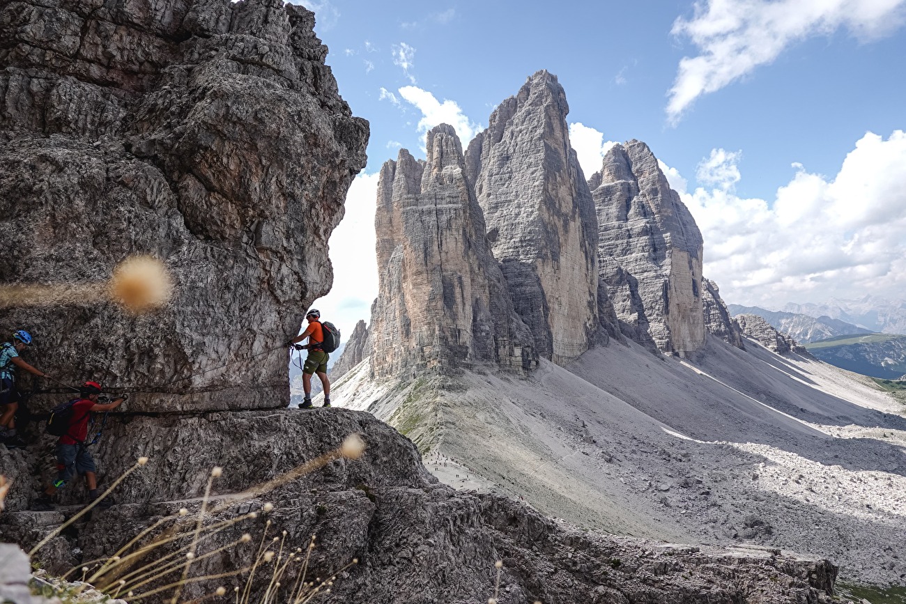 Via Ferrata Monte Paterno De Luca - Innerkofler, Tre Cime di Lavaredo, Dolomiti