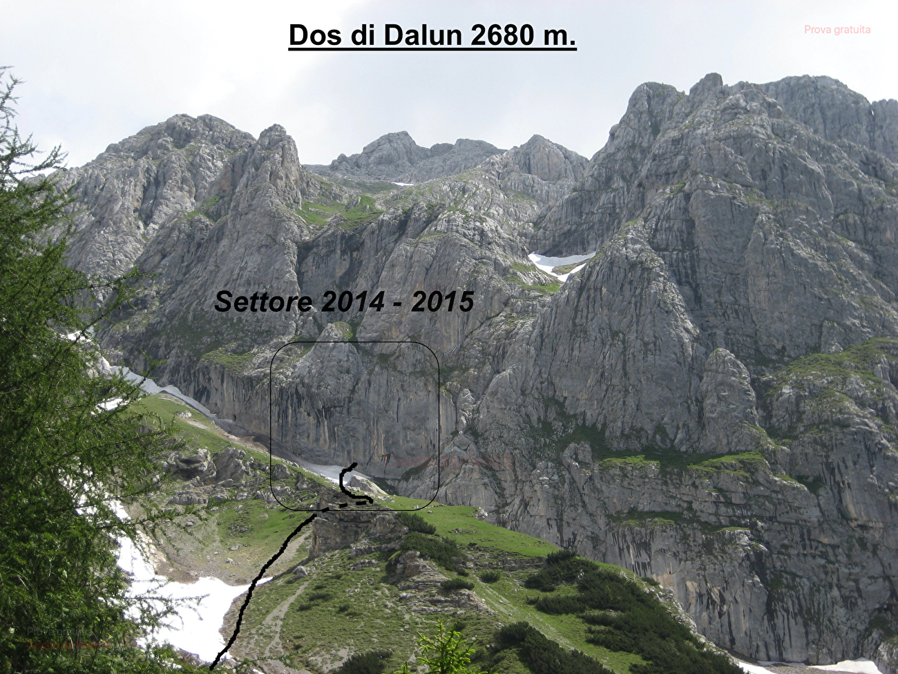 Dos di Dalun, Dolomiti di Brenta