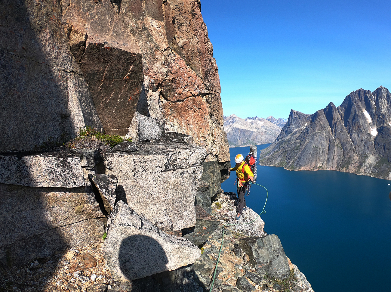 Torsukattak Fjord, Groenlandia, Miška Izakovičová, Callum Johnson, Tim Miller, Simon Smith