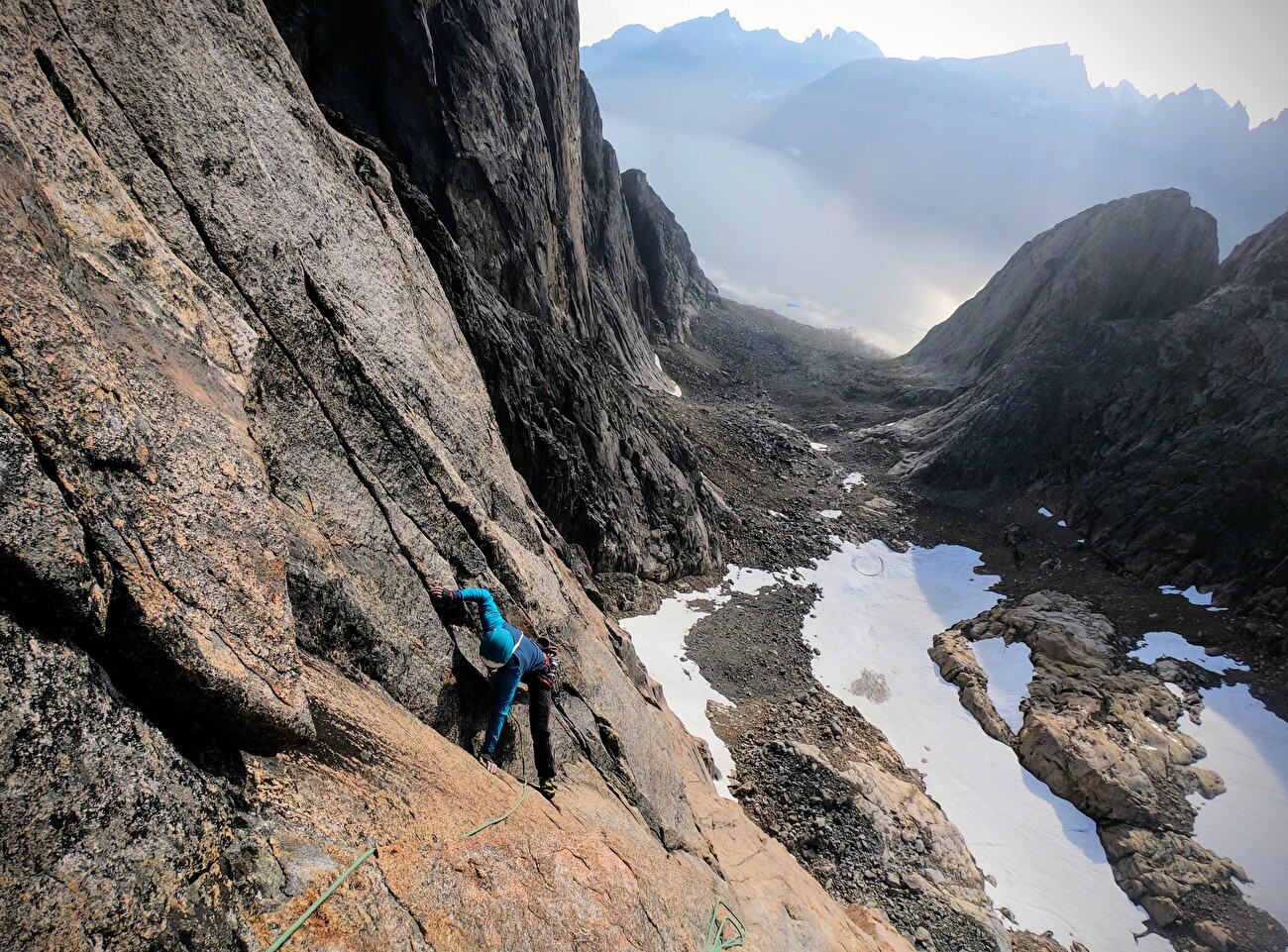 Torsukattak Fjord, Groenlandia, Miška Izakovičová, Callum Johnson, Tim Miller, Simon Smith