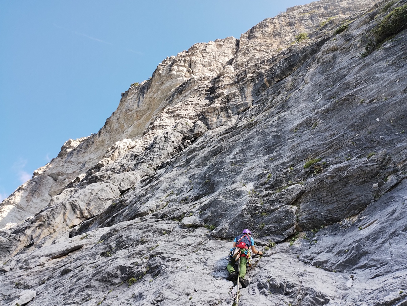 Via Decima, Pala delle Masenade, Moiazza, Dolomites