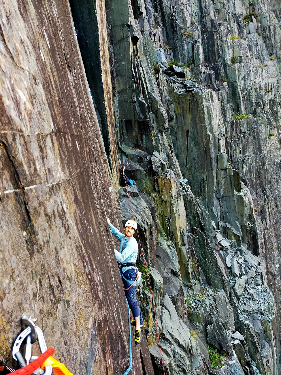 Climbing in North Wales, Caterina Bassi, Martino Quintavalla