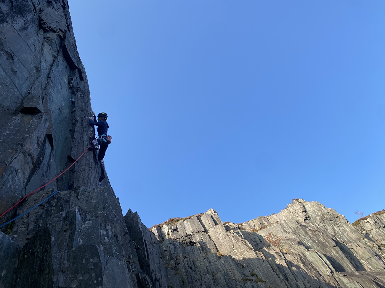 Climbing in North Wales, Caterina Bassi, Martino Quintavalla