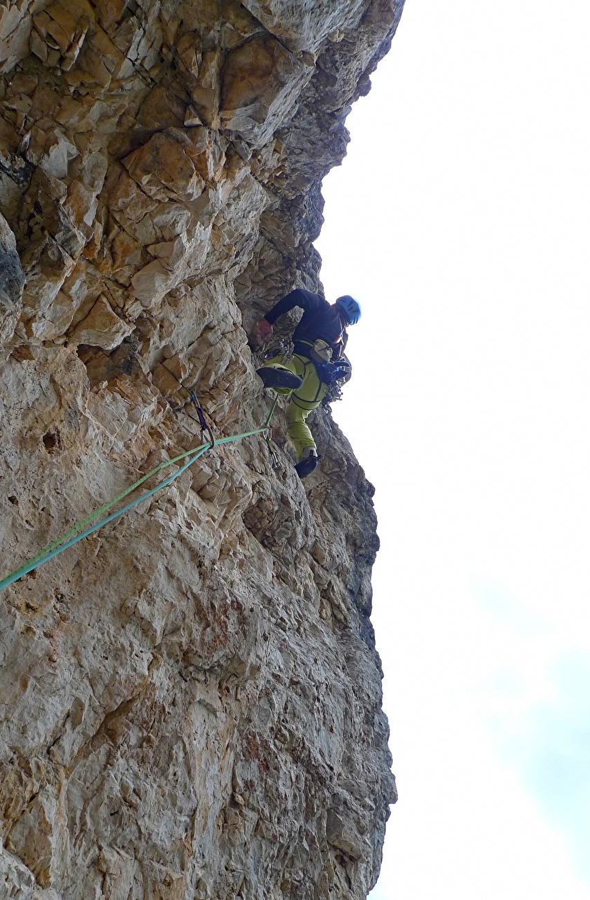 Coston d'Averau, Dolomiti, Michal Coubal, Anna Coubalová, Martin Tučka