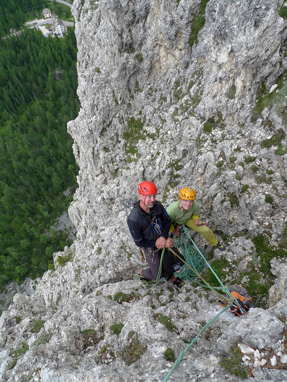 Coston d'Averau, Dolomiti, Michal Coubal, Anna Coubalová, Martin Tučka