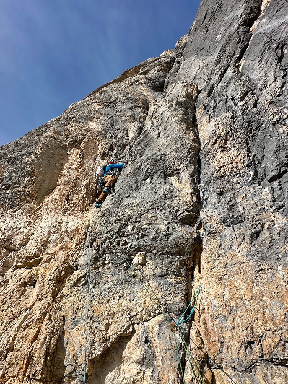 Piz Parom, Dolomiti, Simon Kehrer, Hubert Eisendle