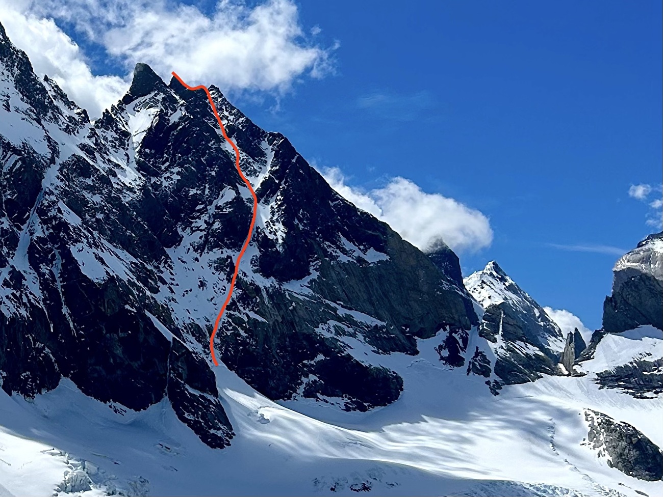 Cerro Trono Blanco, Torri di Paine, Patagonia, Seb Pelletti, Hernan Rodriguez