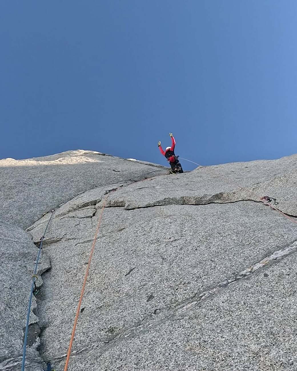 Petit Dru, Drus, Monte Bianco, Philippe Bruley, Amaury Fouillade, Baptiste Obino