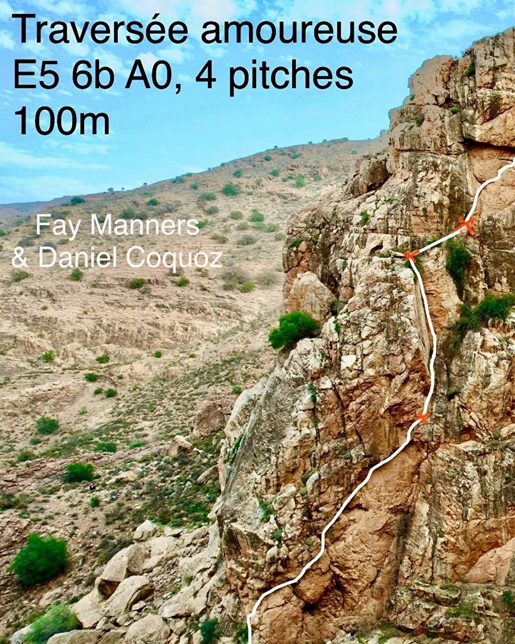 Arrampicata in Marocco, Fay Manners, Daniel Coquoz