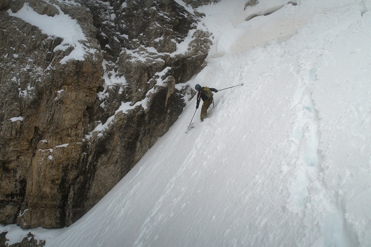 Dolomites steep skiing 2024