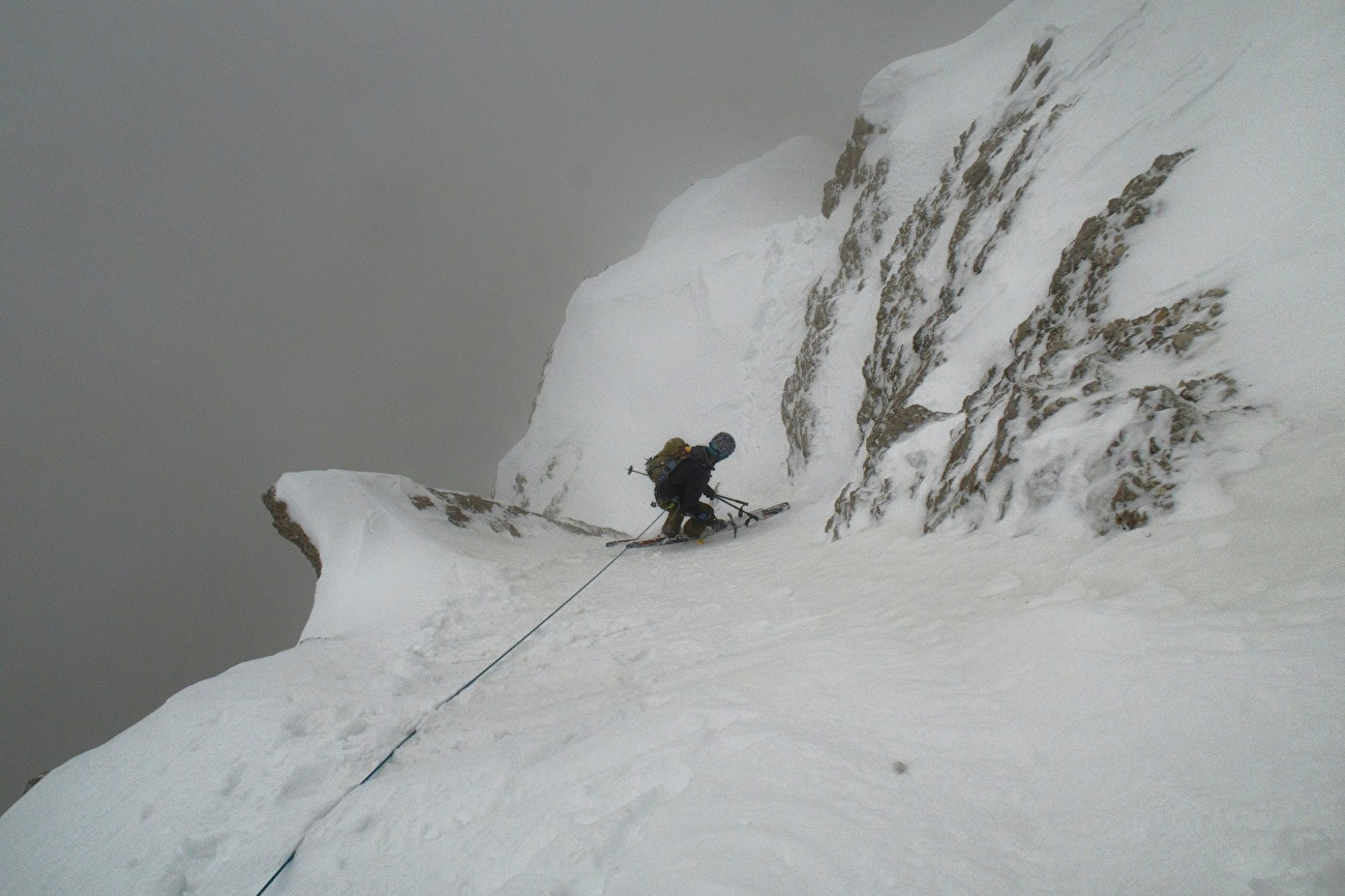 Dolomites steep skiing 2024