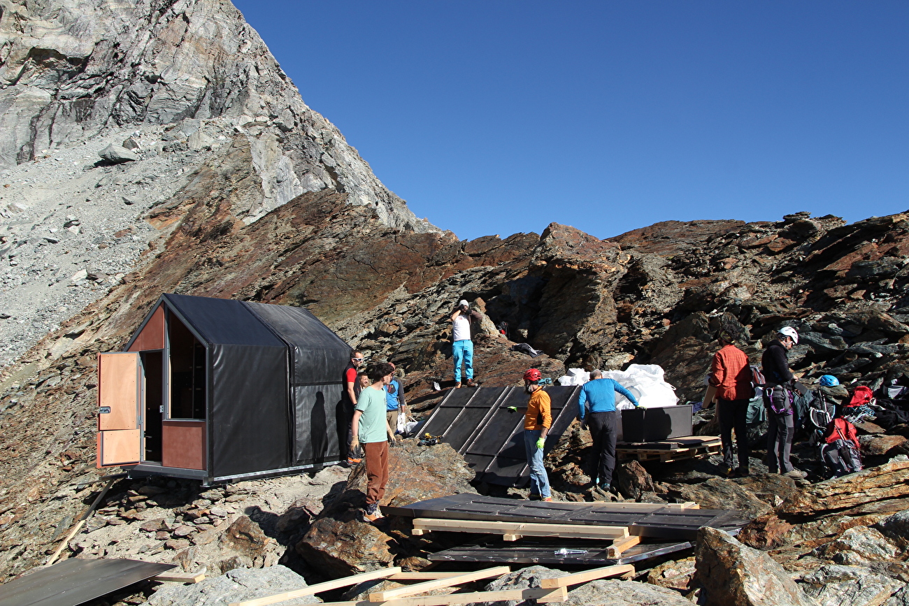 Bossi - Filippi Bivouac, Colle del Breuil, Matterhorn