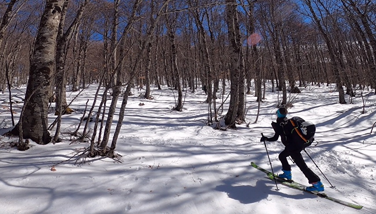 Monte Amaro Maiella ski mountaineering