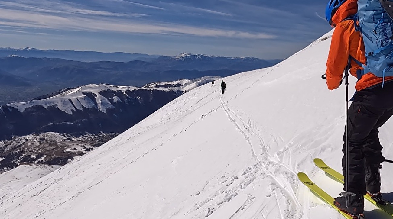 Monte Amaro Maiella ski mountaineering