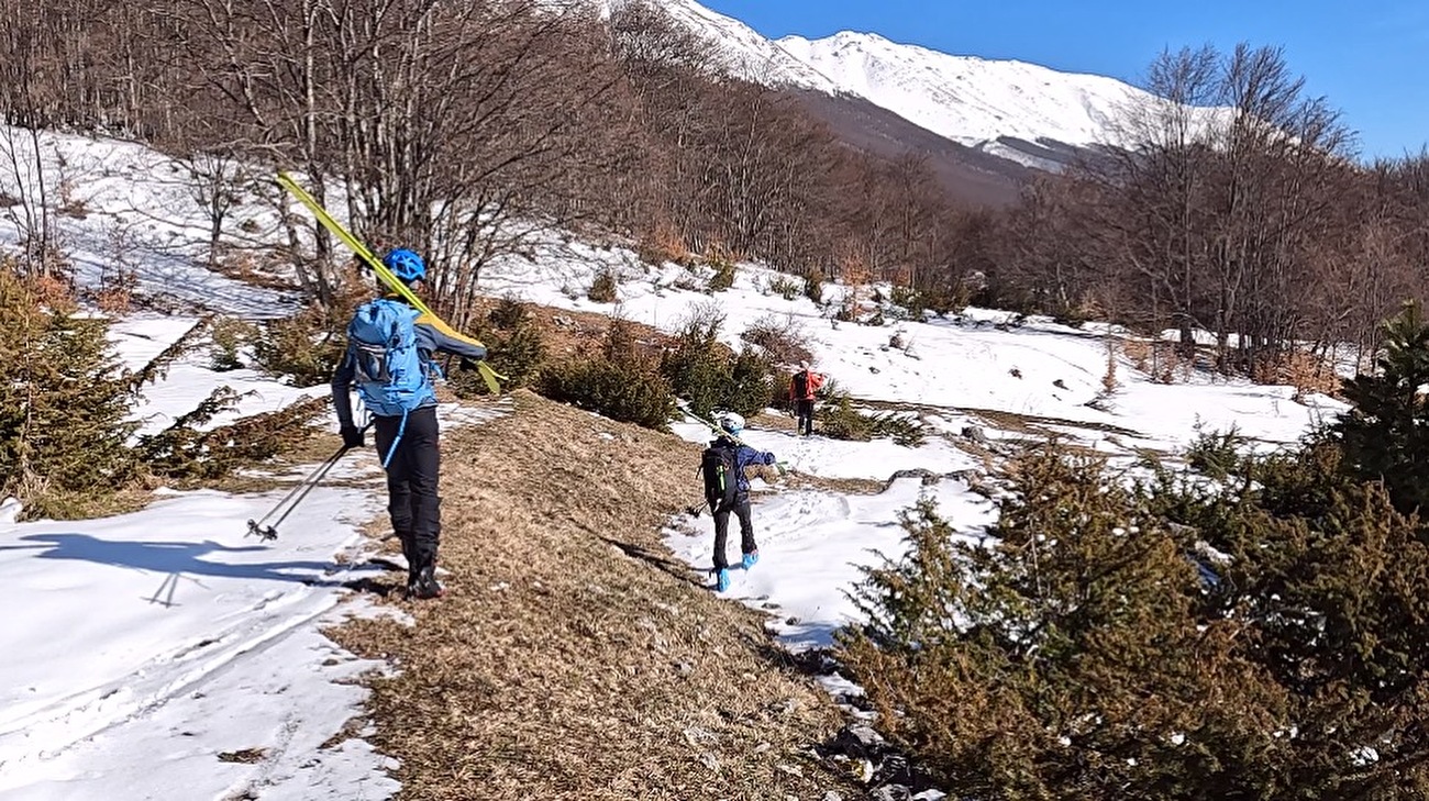 Monte Amaro Maiella ski mountaineering