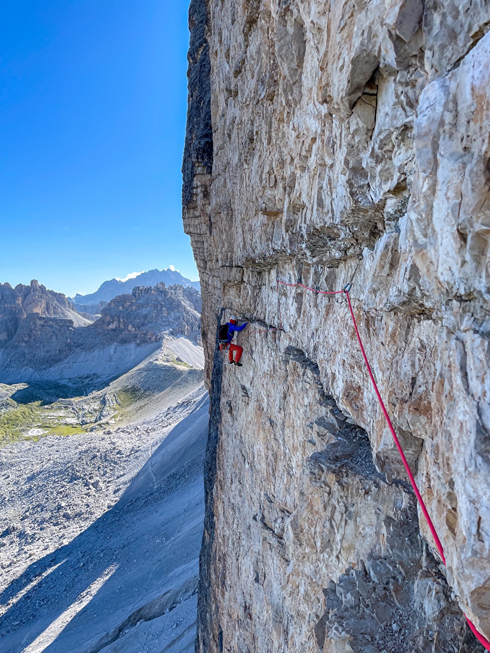 Via Cassin - Ratti, Cima Ovest di Lavaredo, Tre Cime di Lavaredo, Dolomites