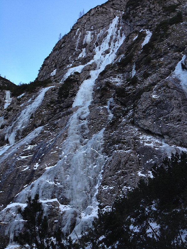 Sappada, cascate di ghiaccio