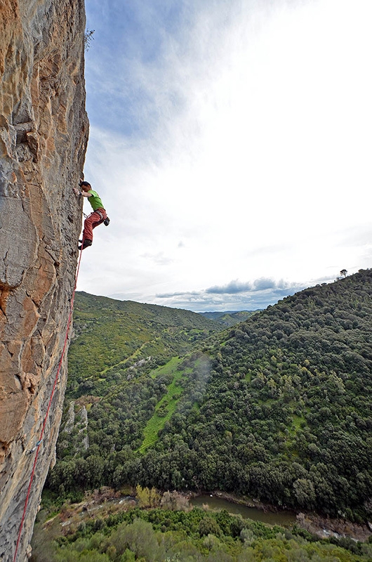 Samugheo, climbing in Sardinia