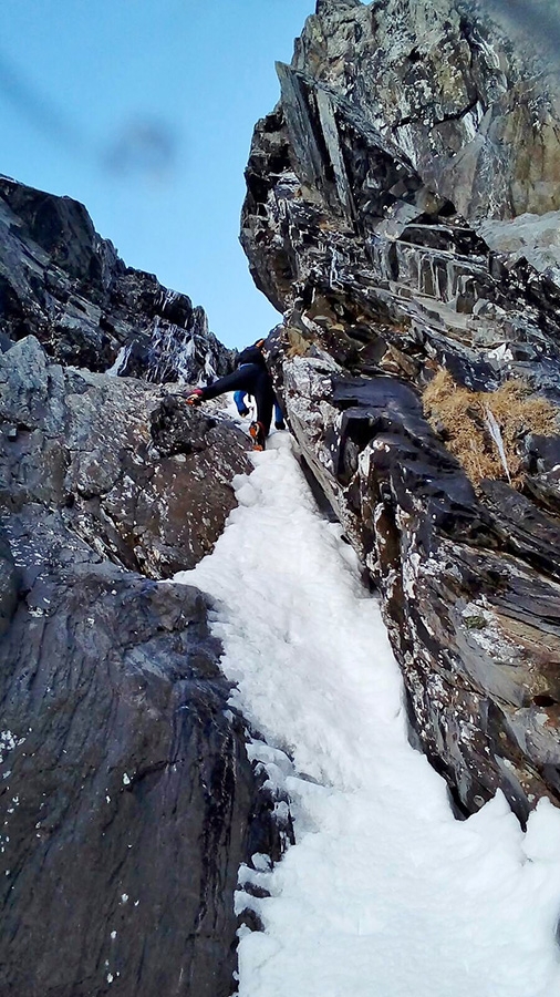Alpinismo, Alpi Orobie, Pizzo dell'Omo, Val d'Ambria, Ivo Ferrari