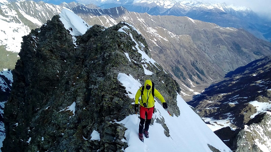 Alpinism, Orobian Alps, Pizzo dell'Omo, Val d'Ambria, Ivo Ferrari