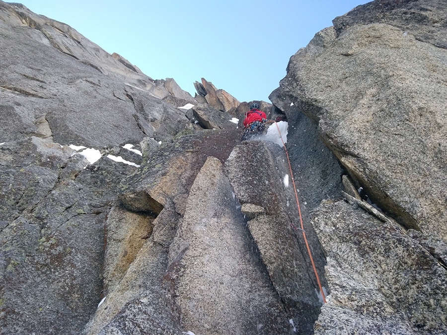 Rognon du Plan, Monte Bianco, alpinismo, Simon Chatelan, Jeff Mercier