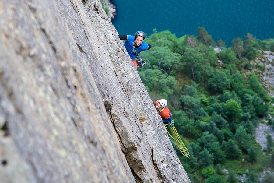 Preikestolen, Pulpit rock, Norway, climbing