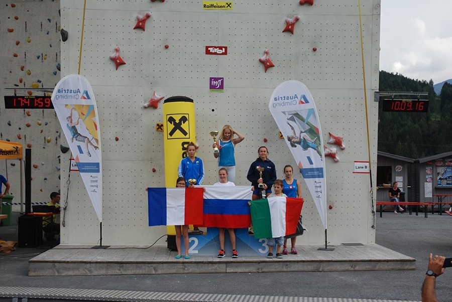 European Youth Speed Cup, Imst, sport climbing
