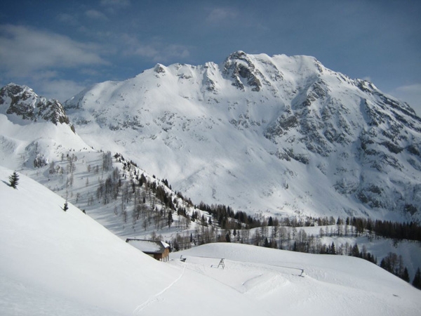 Ski mountaineering in Carnia, Italy