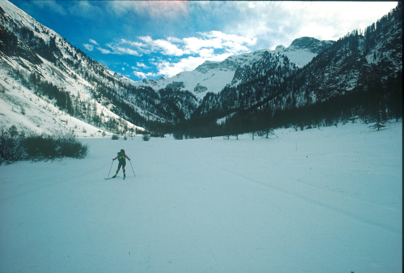 Queyras, cross country skiing, France