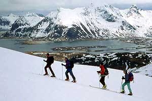 Isole Lofoten Scialpinismo in Norvegia