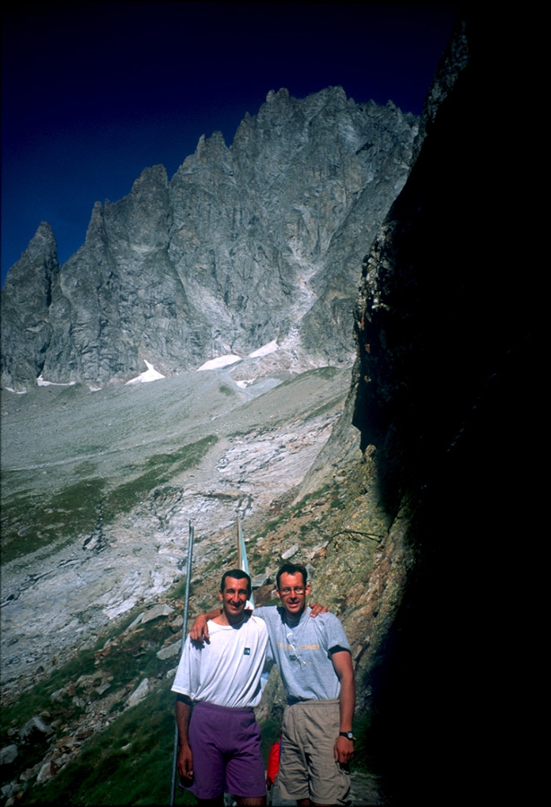 Monte Bianco Aiguille Noire de Peuterey, Maurizio Oviglia, Erik Svab