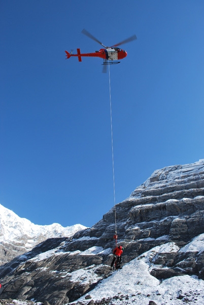 Himalayan helicopter rescue