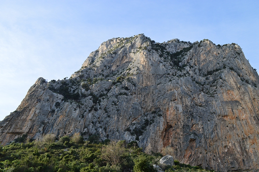 Arrampicata in Sardegna, Monte Ginnircu, Punta Su Mulone, Marco Davoli, Massimo Torricelli