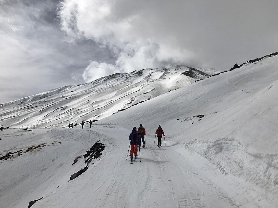 Etna - 2018: con il Diabete, gli sci e le ciaspe alle Porte degli Inferi