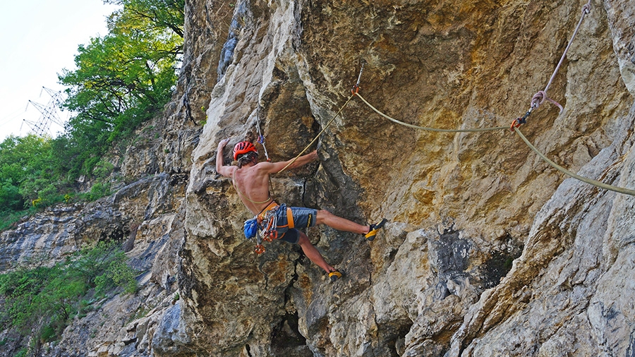 Alessandro Larcher, climbing, Trento