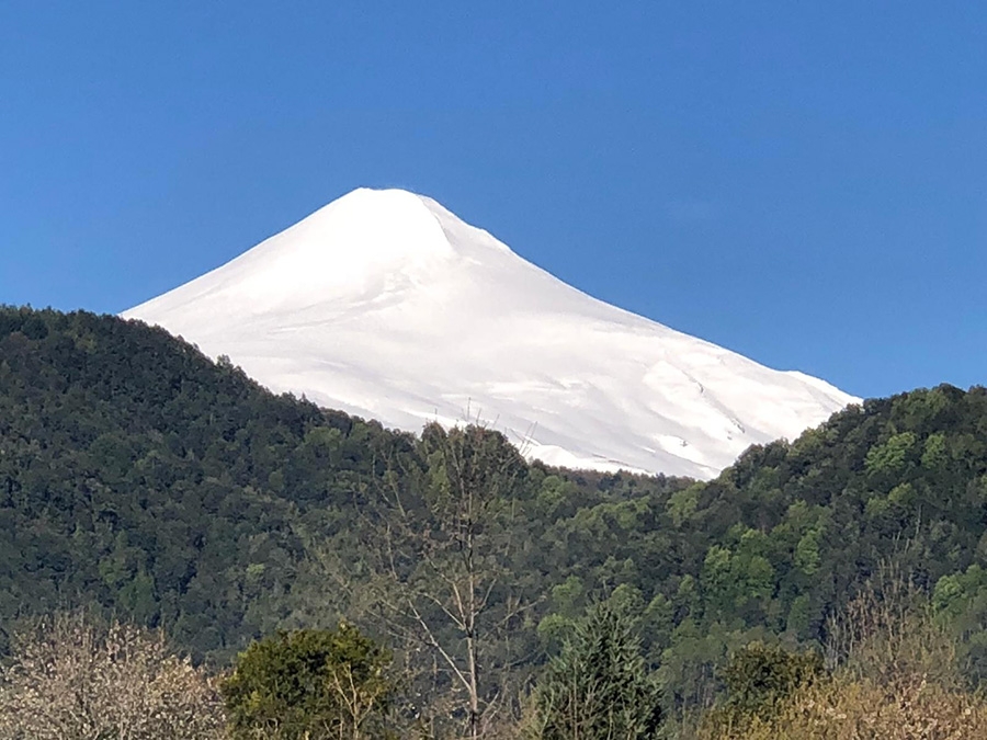 Chile ski mountaineering volcanoes