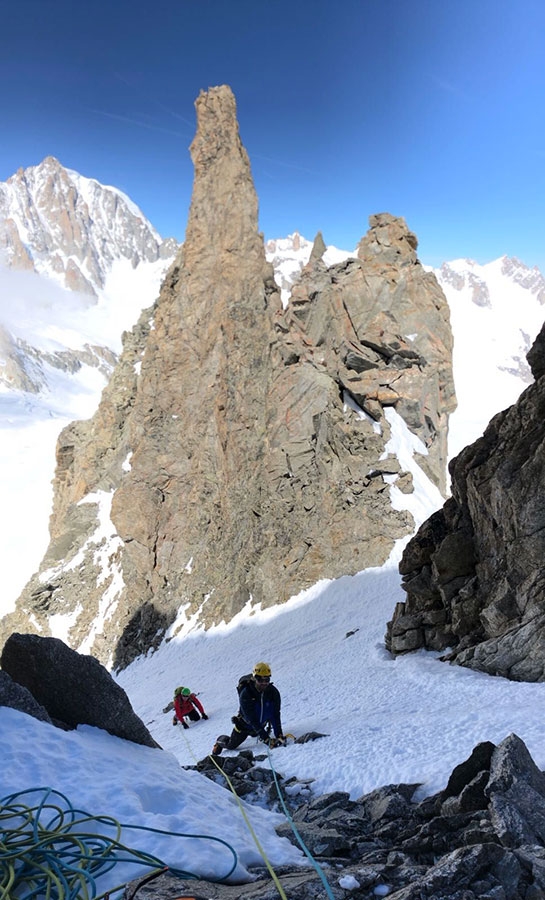 Aiguilles Marbrées, Mont Blanc, Ezio Marlier