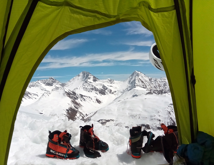 Grandes Jorasses, Mont Blanc, Enrico Bonino, Jon Bracey