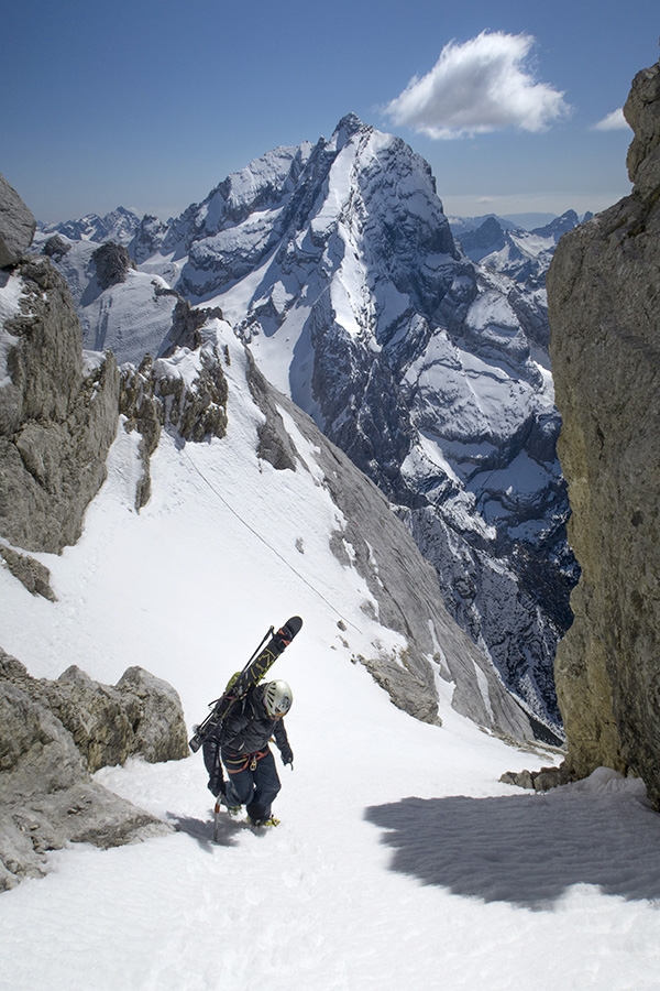 Dolomites extreme skiing