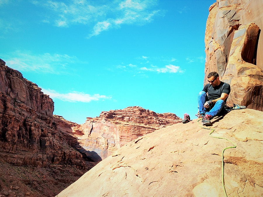 Moab Utah rock climbing